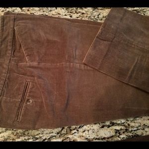 RAFAELLA  Cotton Blend Corduroy brown Pants Size 8